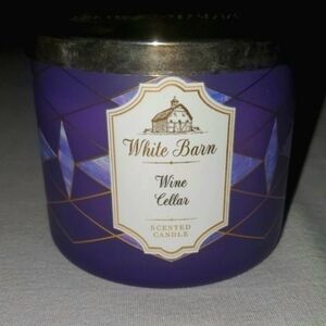 NEW Bath and Body Works Candle Wine Cellar Candle White Barn Soy Candle Large